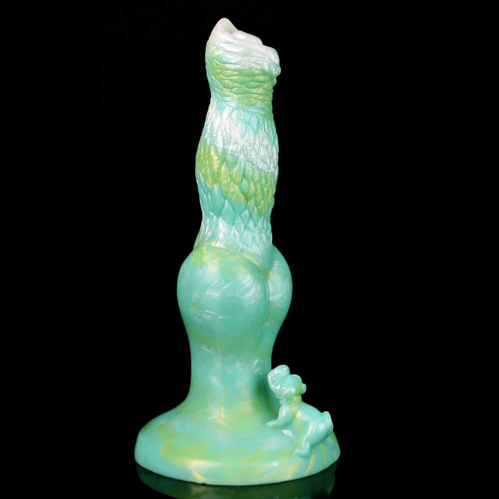 Enchanted Canine - Mint Green Fantasy Dog Knotted Dildo