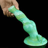 Enchanted Canine - Mint Green Fantasy Dog Knotted Dildo