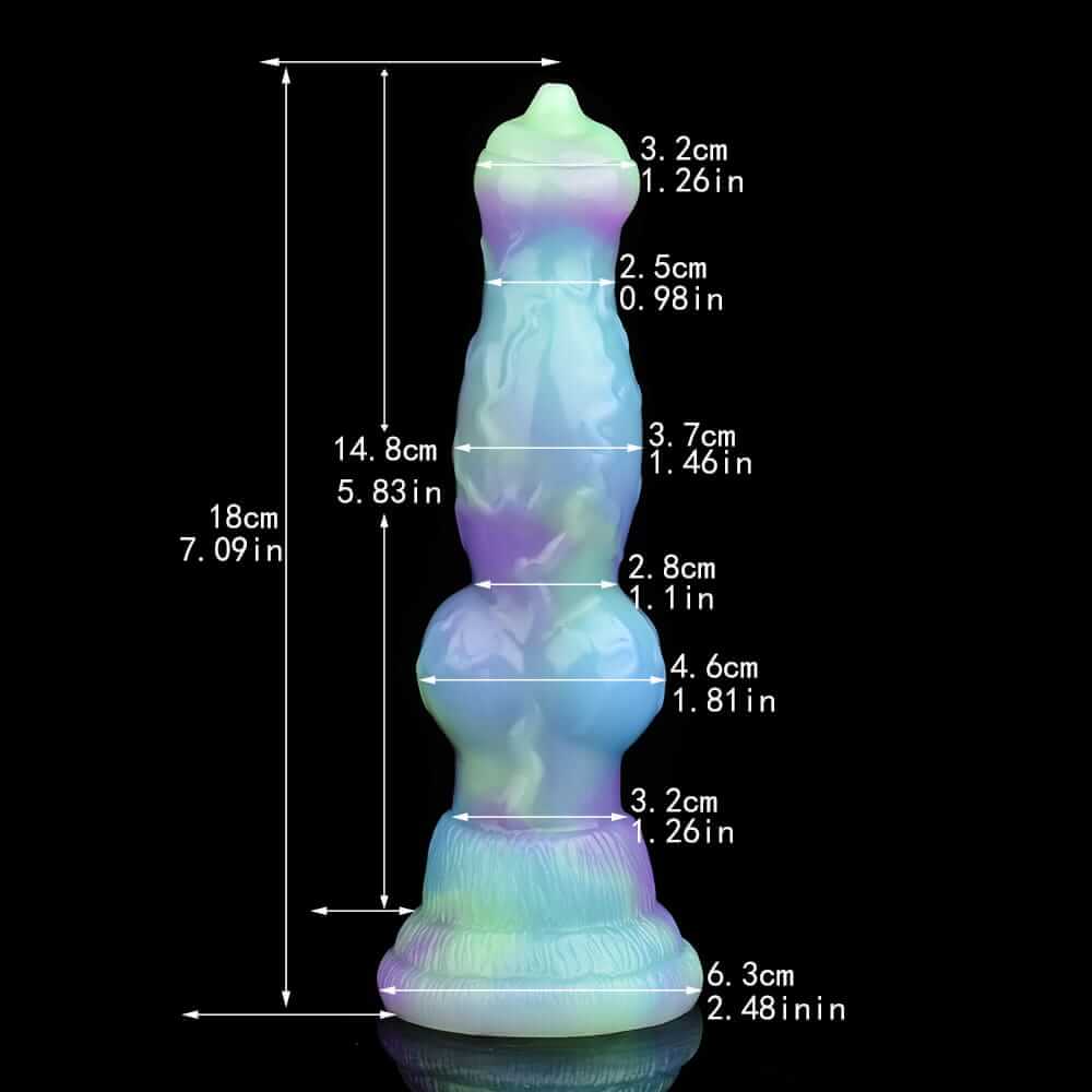 Aurora Borealis – Unleash Your Inner Beast-Dog Knot Dildo