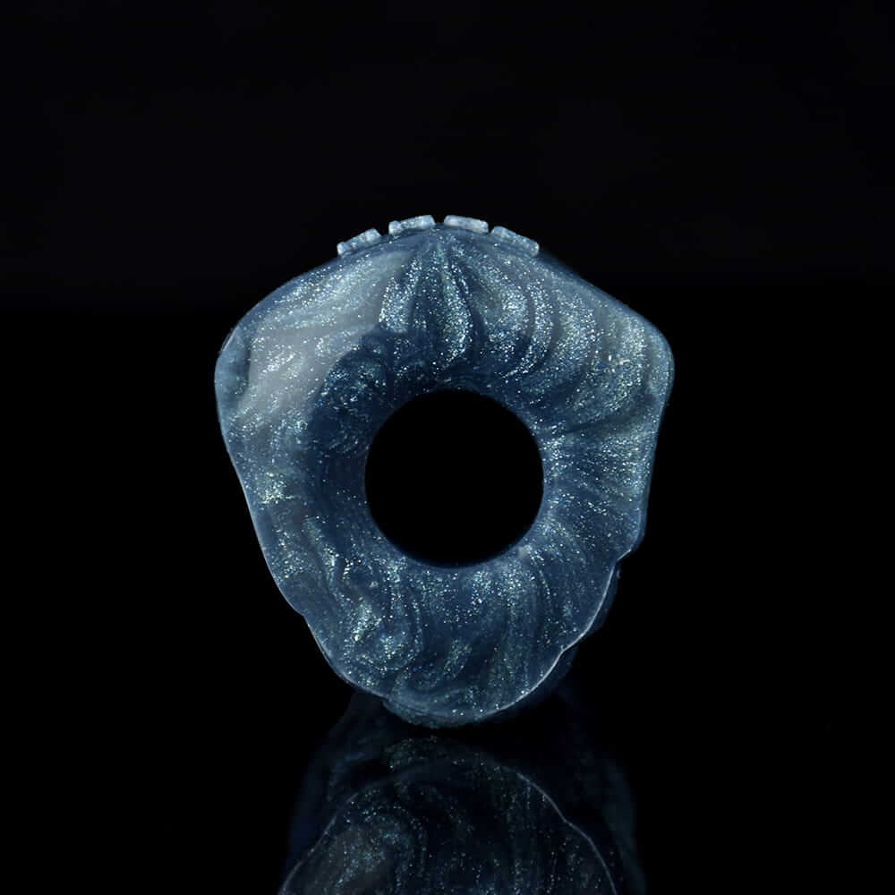 Abyssal Dragon Claw – Deep Blue Textured Finger Sleeve for Tempestuous Sensation