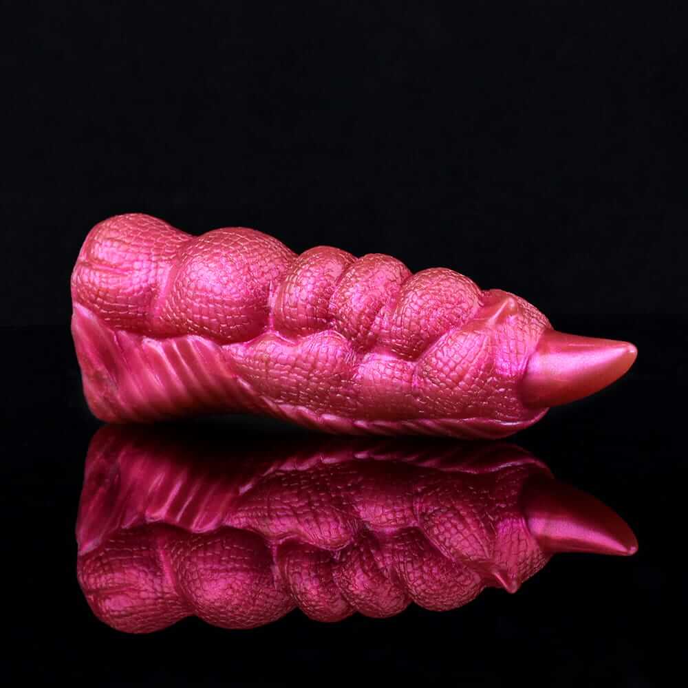 Scarlet Inferno Dragon Claw – Textured Silicone Finger Sheath for Raw Sensory Domination