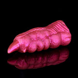 Scarlet Inferno Dragon Claw – Textured Silicone Finger Sheath for Raw Sensory Domination