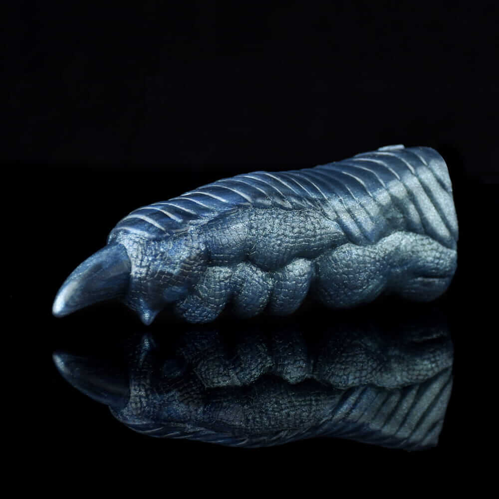 Abyssal Dragon Claw – Deep Blue Textured Finger Sleeve for Tempestuous Sensation