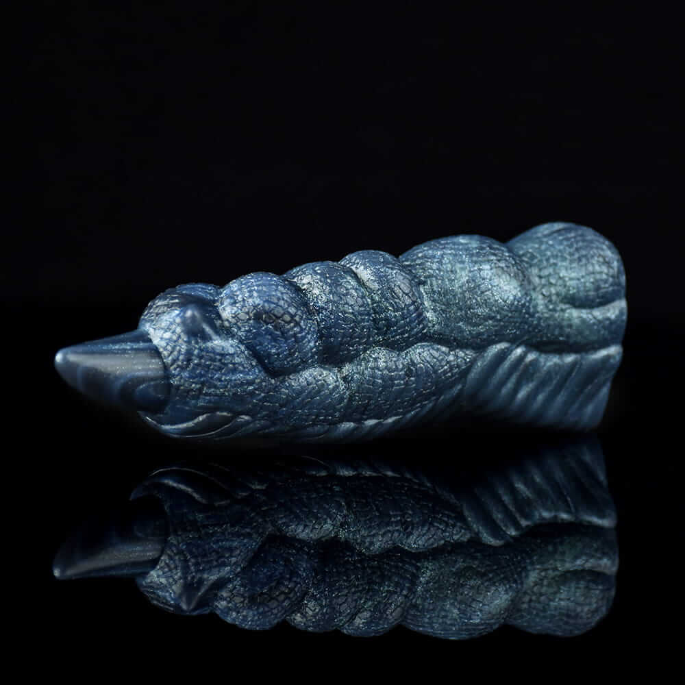 Abyssal Dragon Claw – Deep Blue Textured Finger Sleeve for Tempestuous Sensation