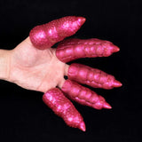 Scarlet Inferno Dragon Claw – Textured Silicone Finger Sheath for Raw Sensory Domination