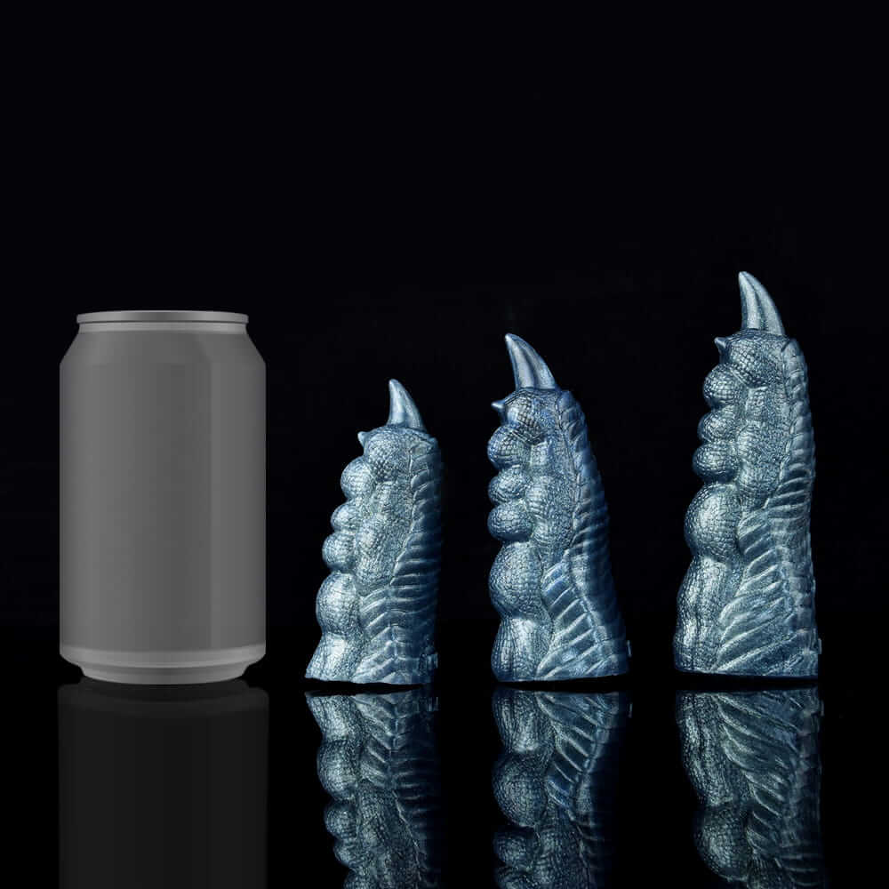 Abyssal Dragon Claw – Deep Blue Textured Finger Sleeve for Tempestuous Sensation