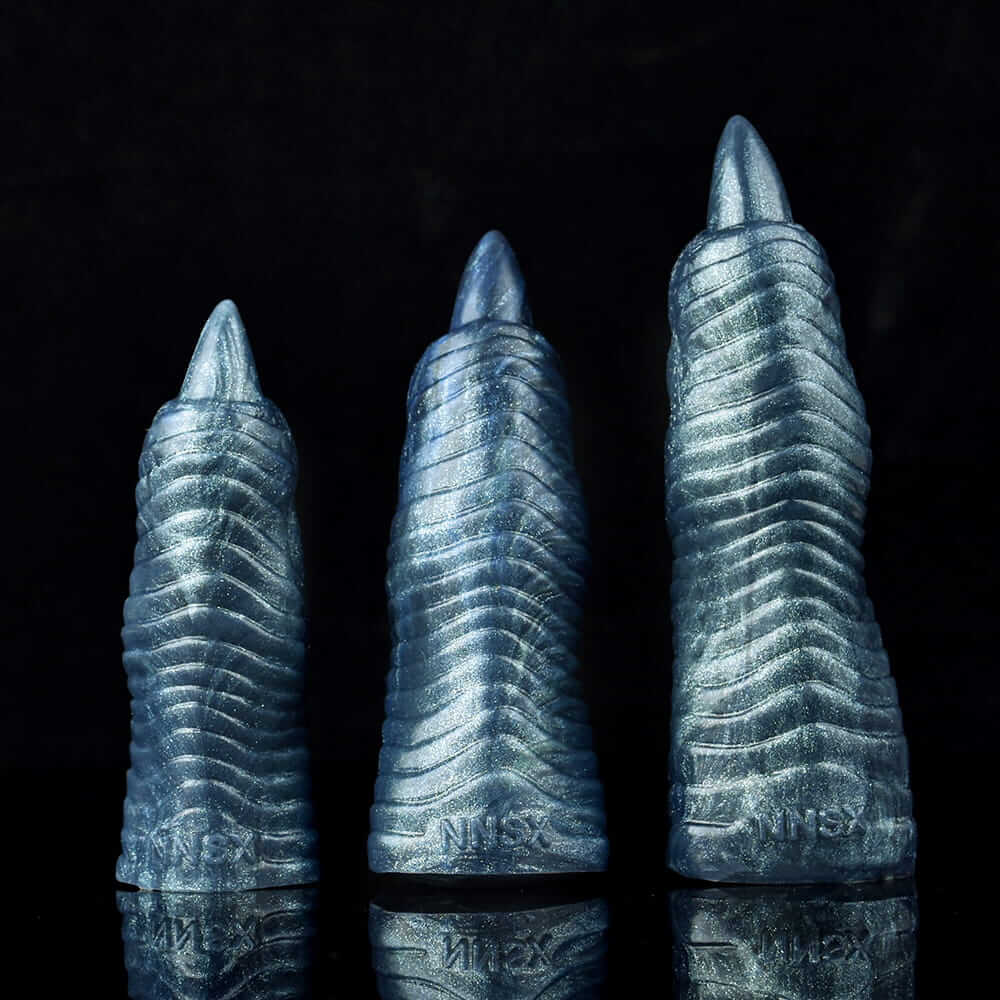 Abyssal Dragon Claw – Deep Blue Textured Finger Sleeve for Tempestuous Sensation