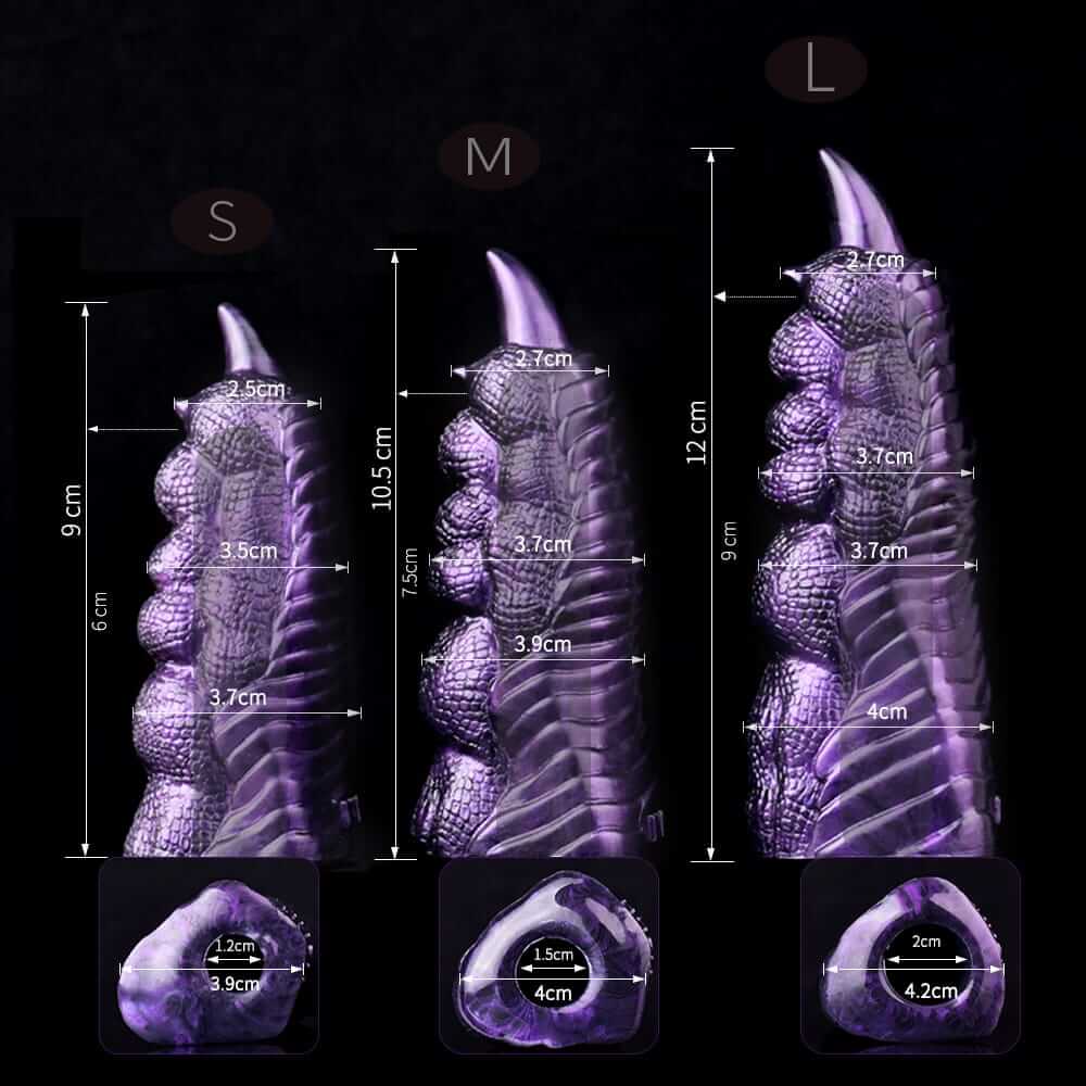 Violet Dragon Claw – Fantasy Finger Sleeve