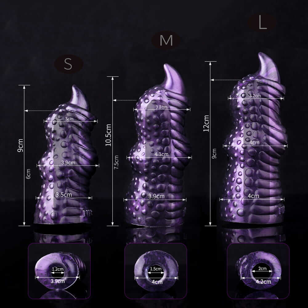 Obsidian Dragon Claws - Trio of Shadowed Pleasures