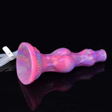 Ejaculating Dog Dildo - Realistic Silicone Knot Toy with Nightlight Effect