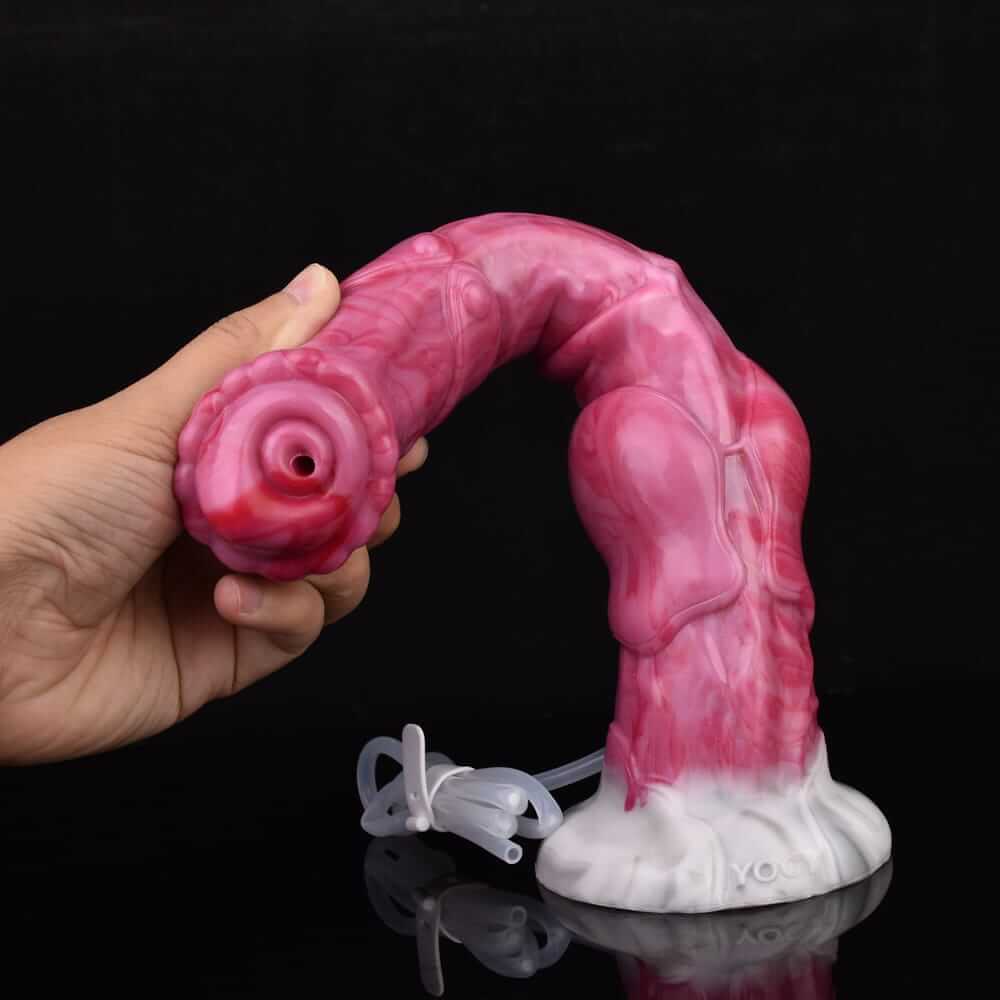 Crimson Stallion – Unleash Your Untamed Passion-Ejaculating Dildo