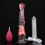 Midnight Stallion's Eruption – Unleash Your Darkest Desires-Horse Ejaculating Dildo