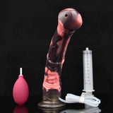 Midnight Stallion's Eruption – Unleash Your Darkest Desires-Horse Ejaculating Dildo