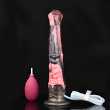 Midnight Stallion's Eruption – Unleash Your Darkest Desires-Horse Ejaculating Dildo