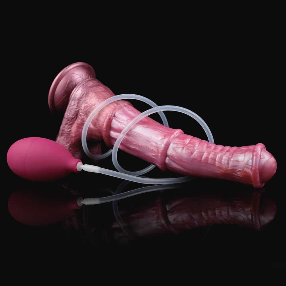 Golden Centaur – Ejakulierender Hengst-Pferdedildo in Roségold