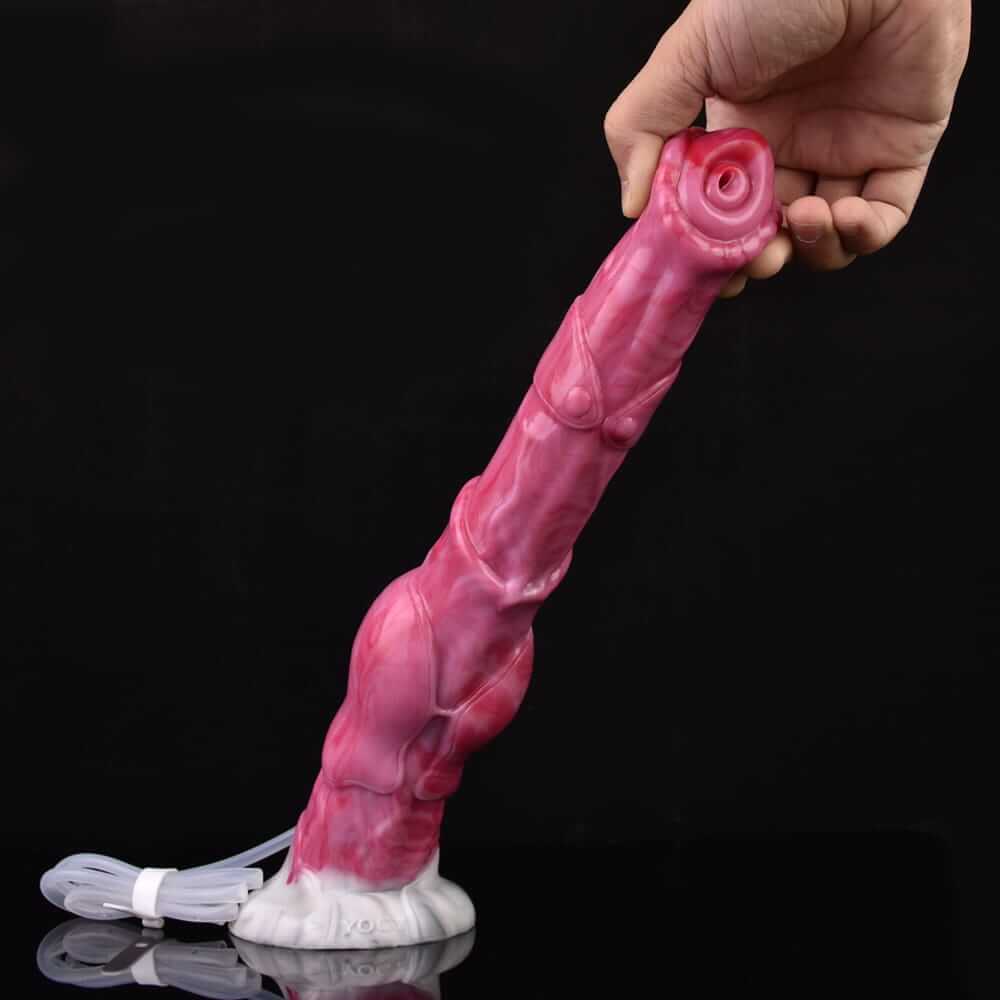 Crimson Stallion – Unleash Your Untamed Passion-Ejaculating Dildo