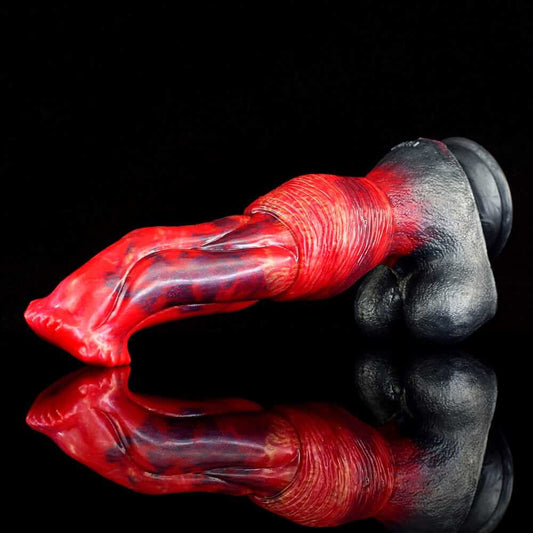 Inferno Stallion Dildo - 9.8" Realistic Horse Dildo with Knots & Suction Cup