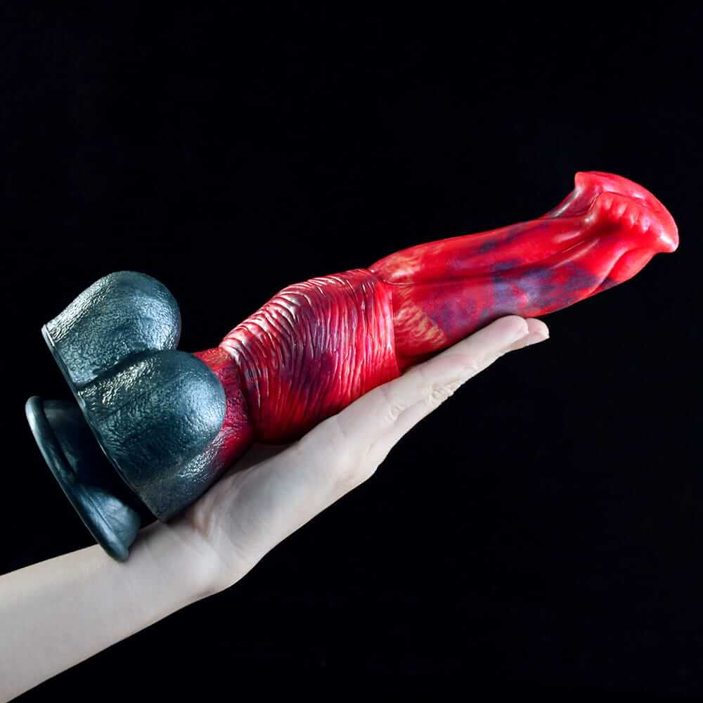 Inferno Stallion Dildo - 9.8" Realistic Horse Dildo with Knots & Suction Cup