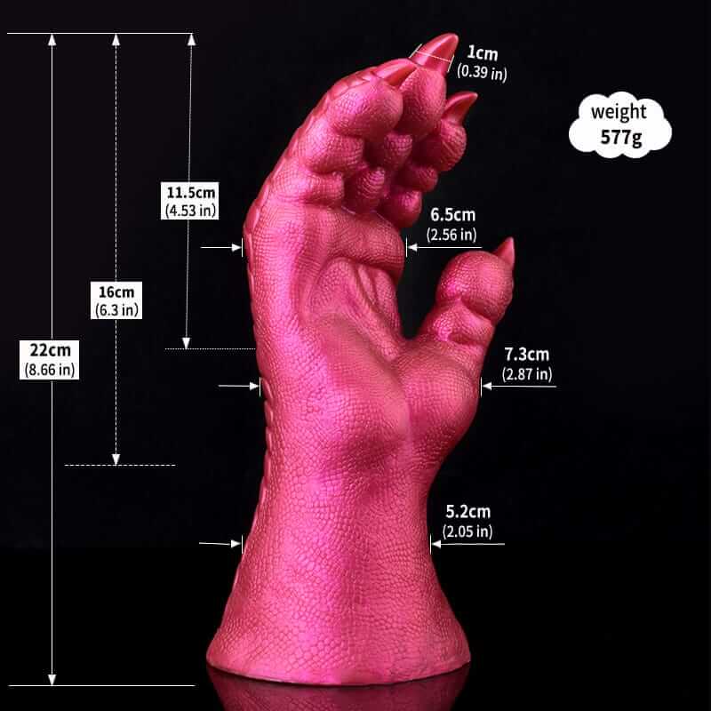 Bloodscale Dragon Claw-Red Fisting Glove