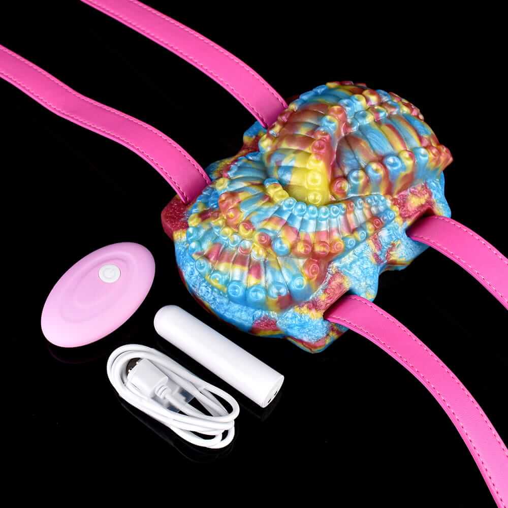 Tentacle Embrace Grinder:  Ultimate Clitoral Stimulation with Strap & Vibrator Options