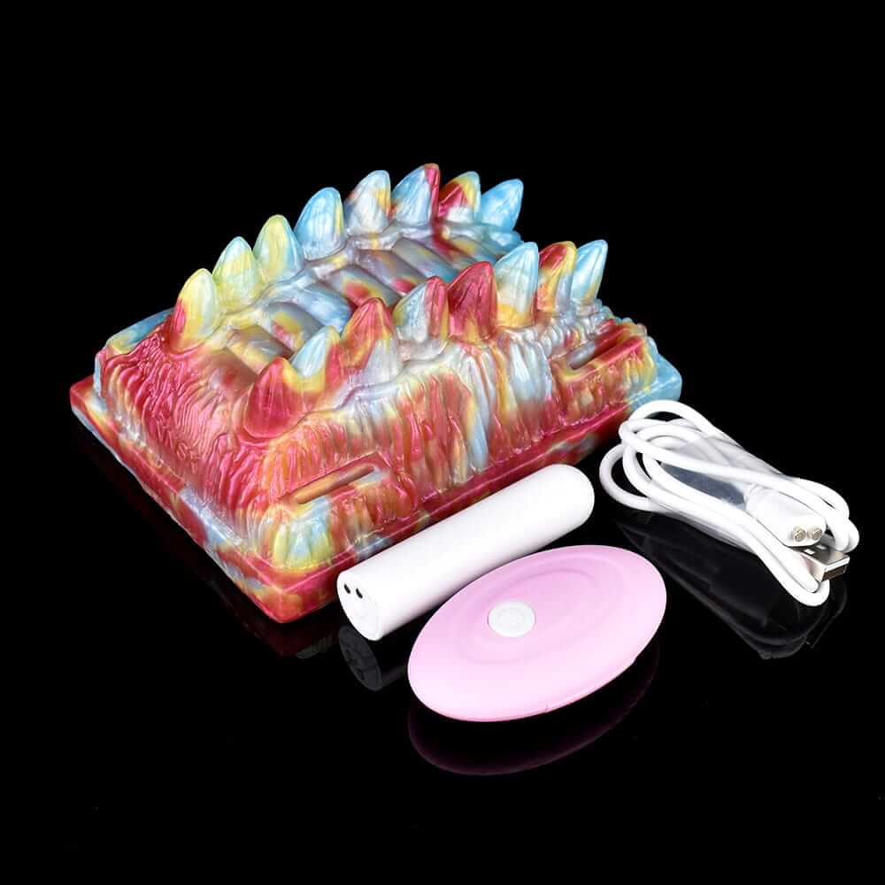 Spiked Ridge Grinder Sex Toy:  Versatile Clitoral Massager