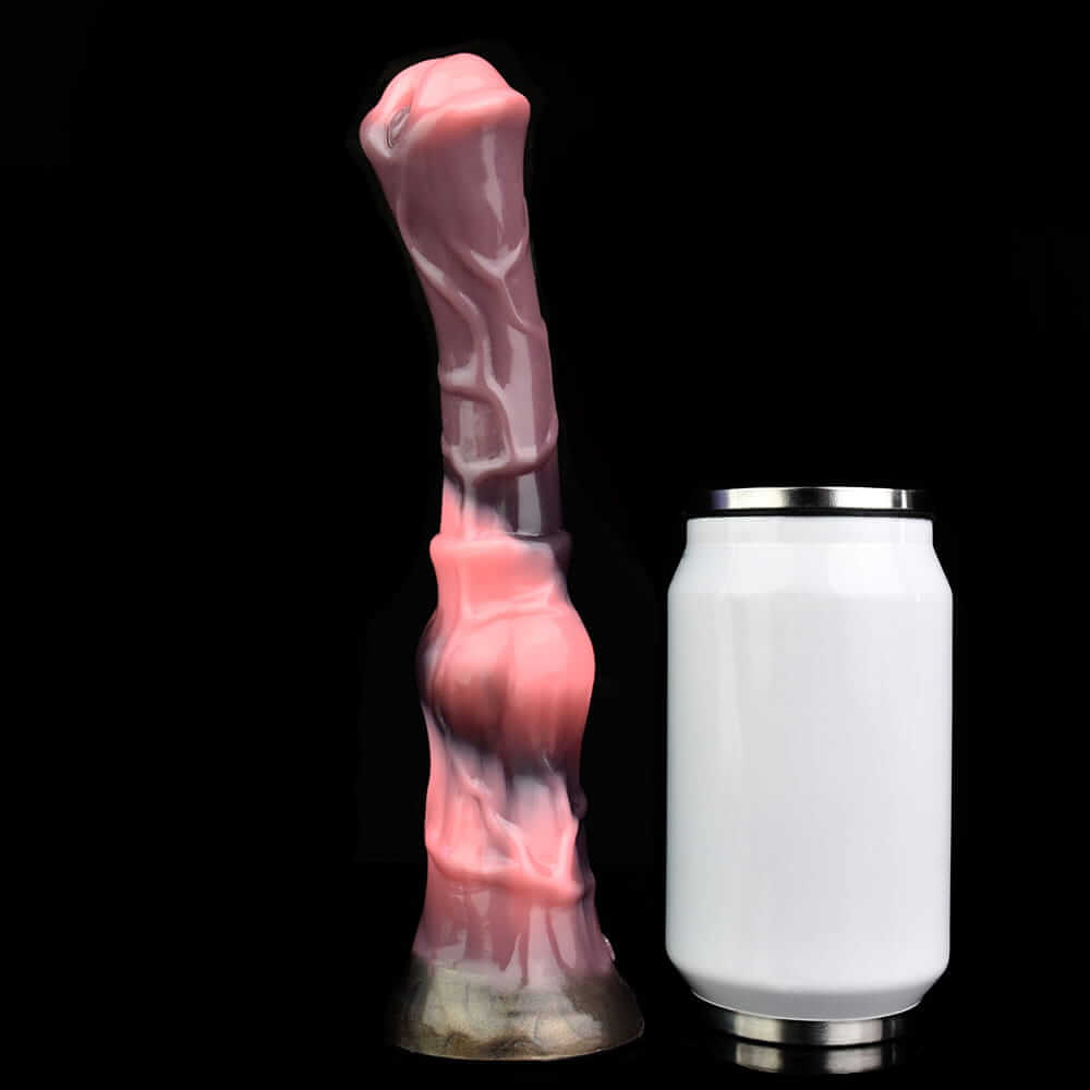 Obsidian Serpent – Embrace the Primal Night-Horse Cock Dildo