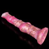 Sunset Stallion Dildo - Realistic Horse Cock Fantasy with Rose Gold & Bronze Ombre