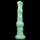 Obsidian Stallion – Jade-Green Knotted Horse Dildo