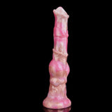 Sunset Stallion Dildo - Realistic Horse Cock Fantasy with Rose Gold & Bronze Ombre