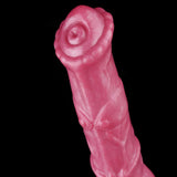 Rose Gold Stallion Dildo - 12" Realistic Horse Cock with Veins & Flared Head
