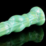 Obsidian Stallion – Jade-Green Knotted Horse Dildo