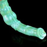 Obsidian Stallion – Jade-Green Knotted Horse Dildo
