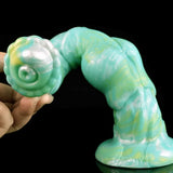 Obsidian Stallion – Jade-Green Knotted Horse Dildo