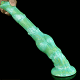 Obsidian Stallion – Jade-Green Knotted Horse Dildo