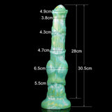 Obsidian Stallion – Jade-Green Knotted Horse Dildo