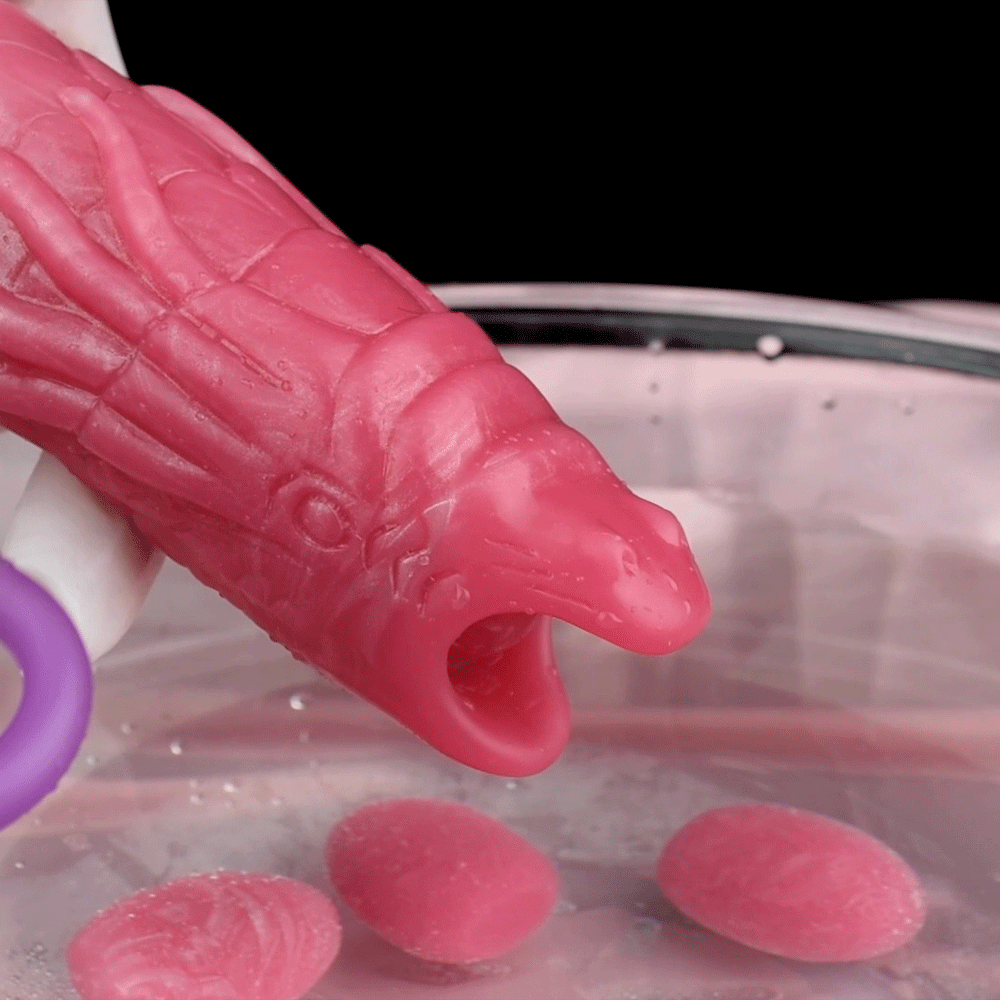 Crimson Dragon Ovipositor Dildo – Entfesseln Sie Ihre mythischen Wünsche