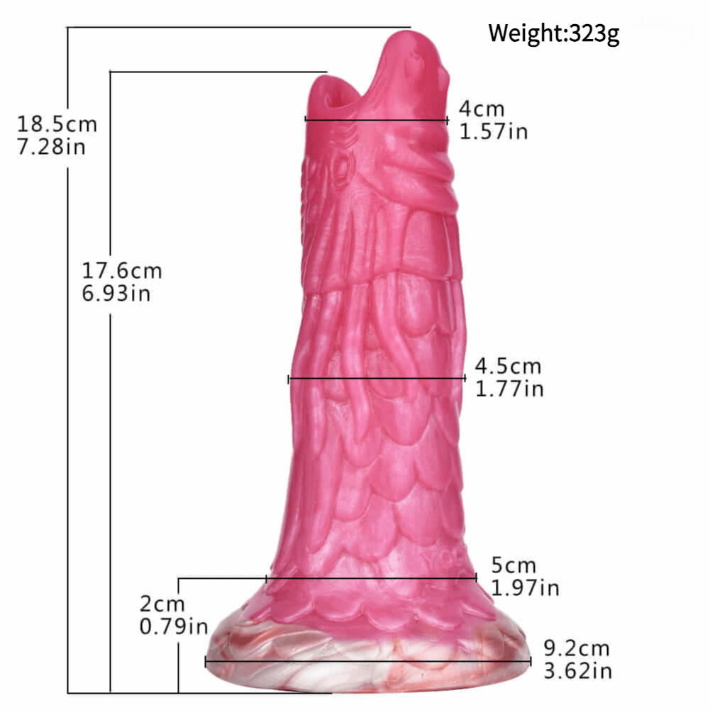 Crimson Dragon Ovipositor Dildo – Entfesseln Sie Ihre mythischen Wünsche