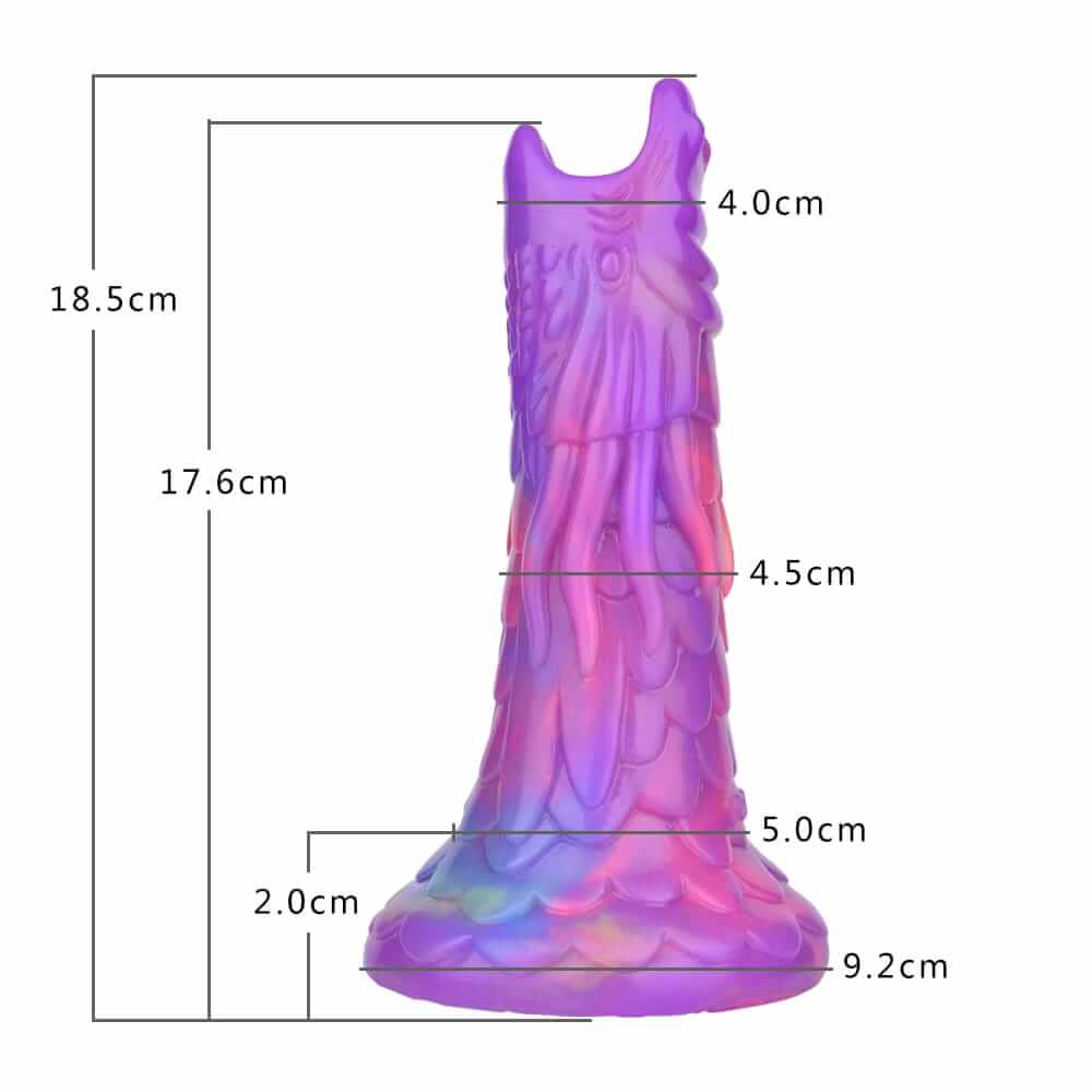 Celestial Dragon Ovipositor Toy – Fantasy Egg-Laying Pleasure Wand with Glow-in-the-Dark Features