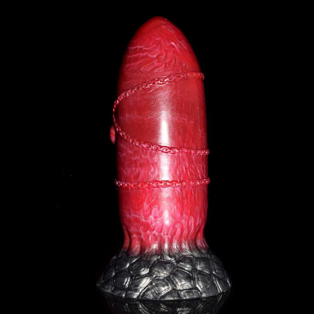 Crimson Shell Anal Plug - 8.8" Realistic Bullet Anal Plug