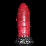 Crimson Shell Anal Plug - 8.8" Realistic Bullet Anal Plug