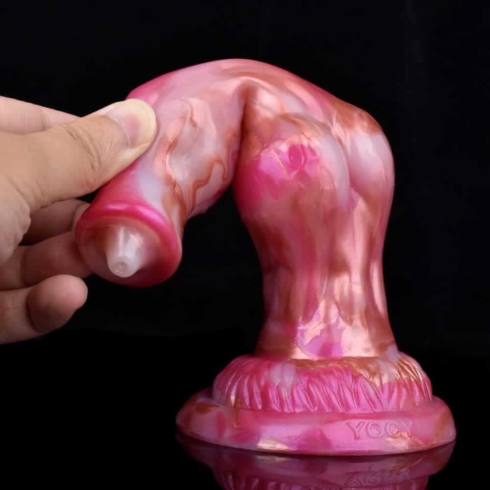 Vibrating Dog Knot Dildo – Remote-Controlled Beast of Pleasure