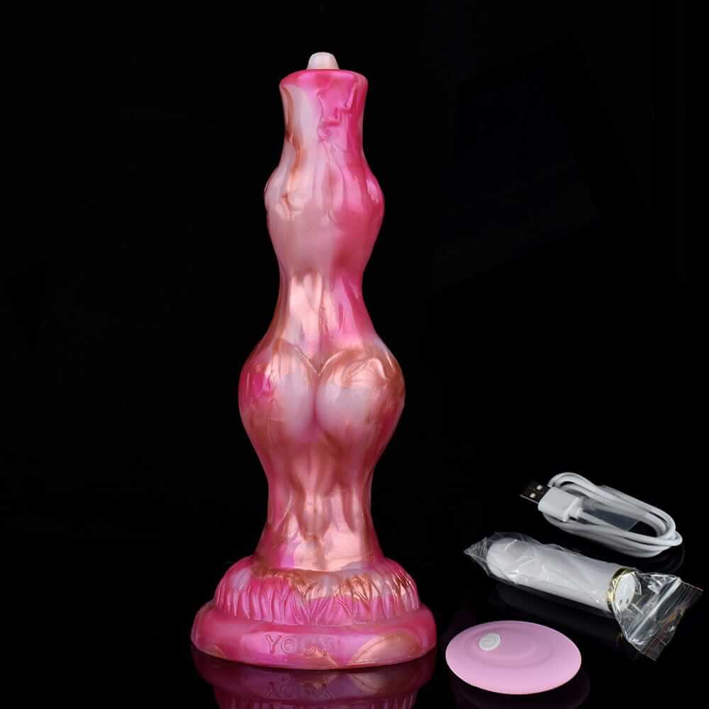 Vibrating Dog Knot Dildo – Remote-Controlled Beast of Pleasure