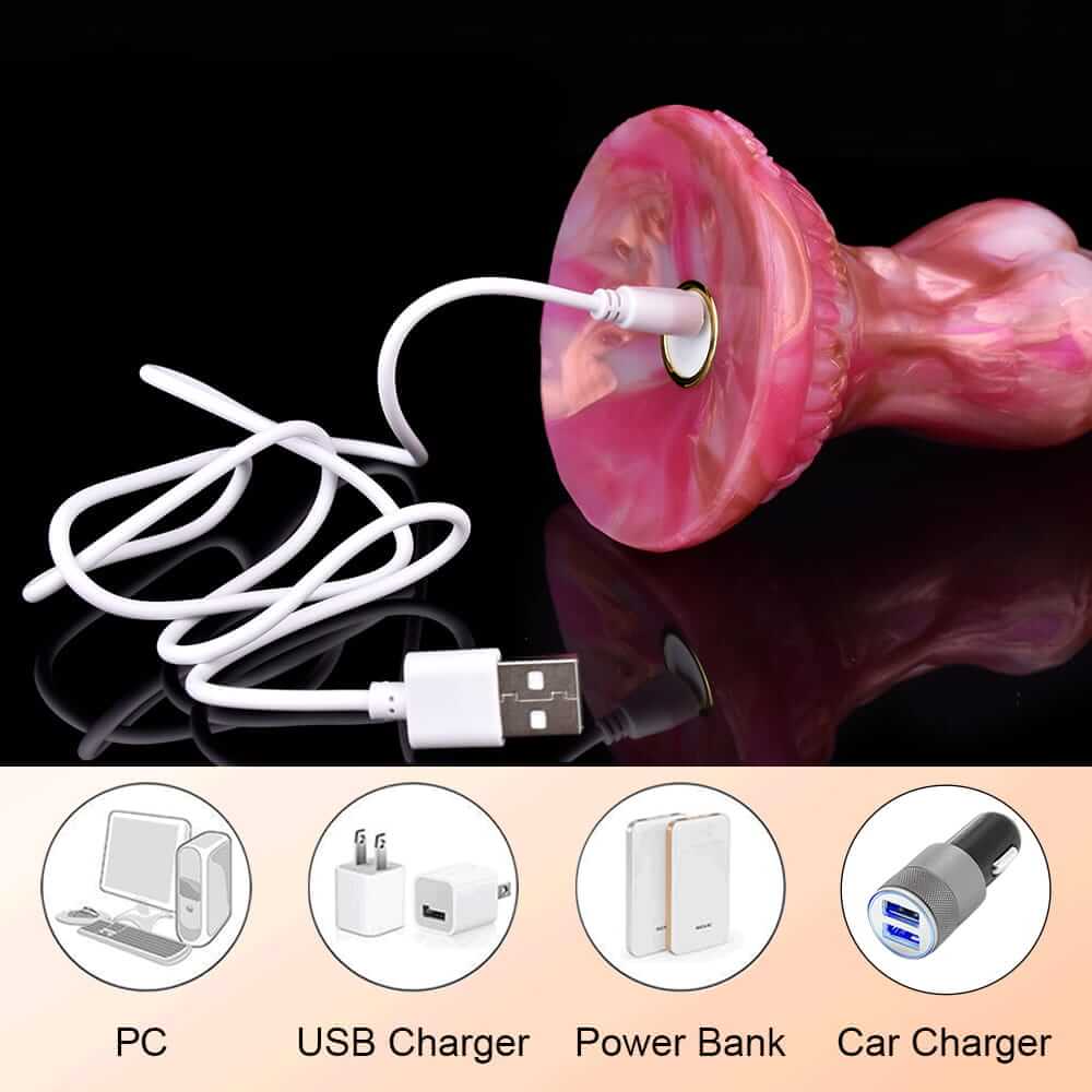 Vibrating Dog Knot Dildo – Remote-Controlled Beast of Pleasure