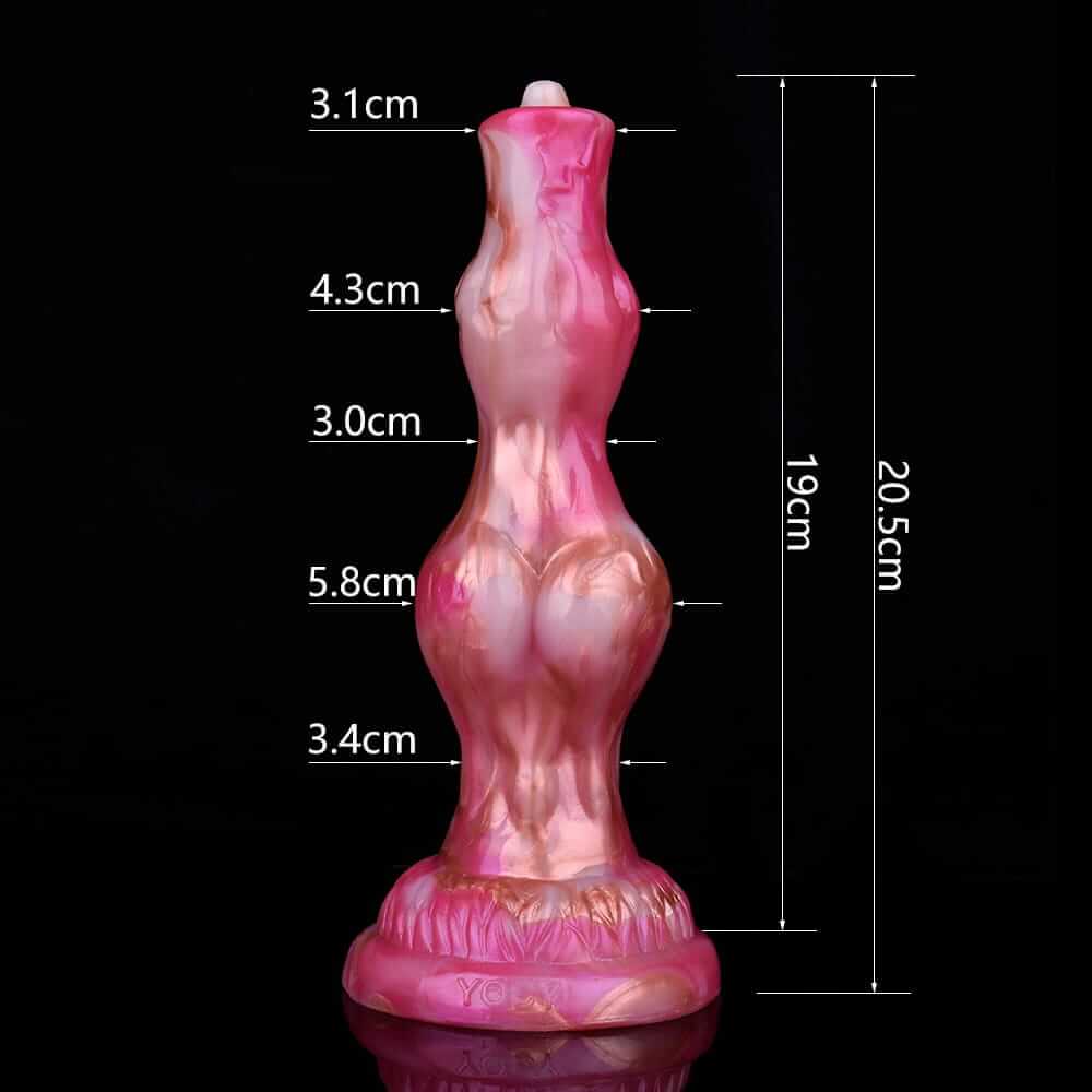 Vibrating Dog Knot Dildo – Remote-Controlled Beast of Pleasure