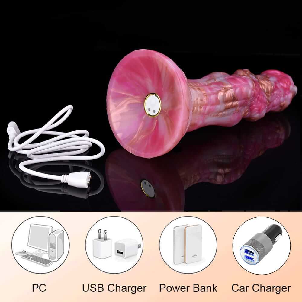 Primal Dragon Knot Dildo – tragbar und vibrierend