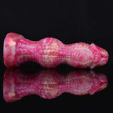 Vibrierender Drachenknoten-Dildo – Roségoldenes Biest mit Fernbedienung