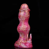 Vibrierender Drachenknoten-Dildo – Roségoldenes Biest mit Fernbedienung