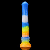 Rainbow Stallion Dildo - Vibrating & Ejaculating Horse Cock with Glow-in-the-Dark Feature