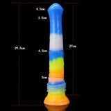 Rainbow Stallion Dildo - Vibrating & Ejaculating Horse Cock with Glow-in-the-Dark Feature
